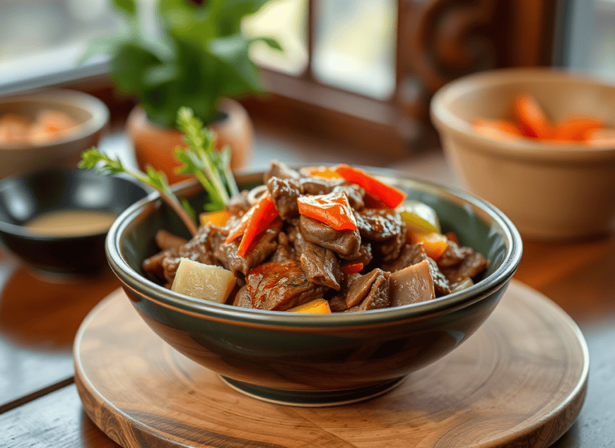 canh-thit-bo-ham-dua-chua