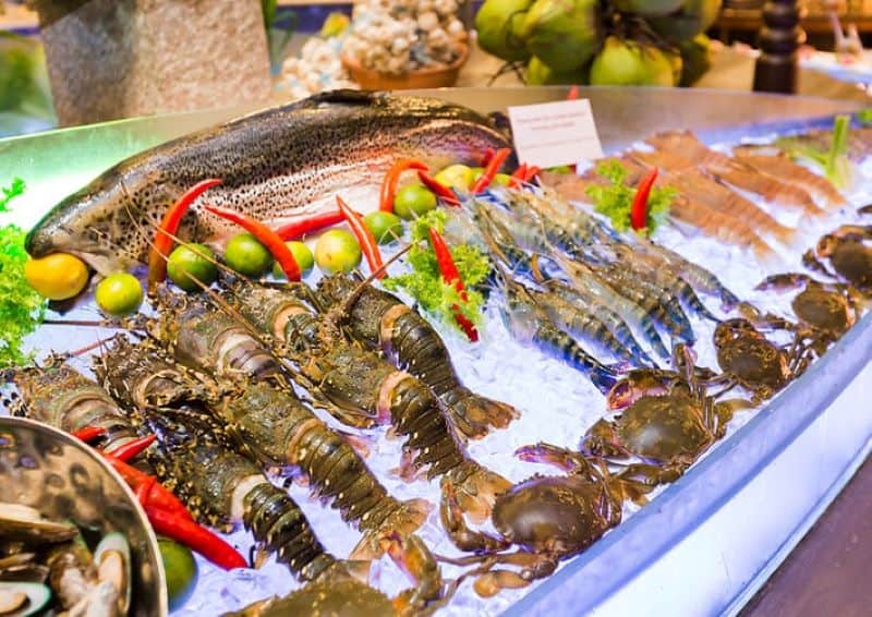 cửa hàng hải sản tươi sống