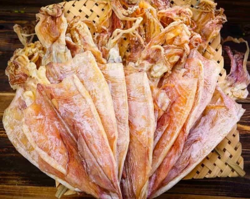 giá mực khô