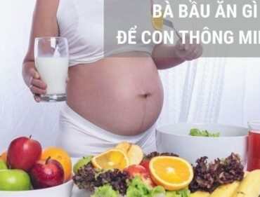 mang thai ăn gì con thông minh