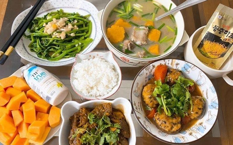 Thực Đơn Cho Bà Bầu 3 Tháng Cuối