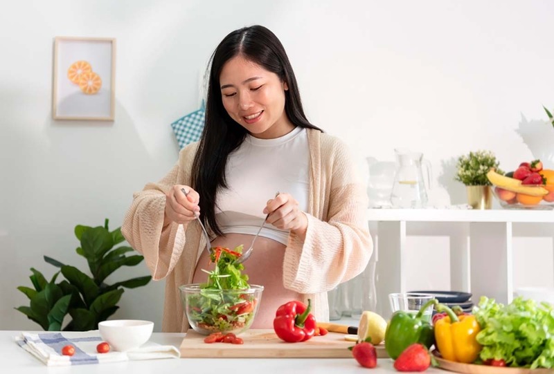 Thực Đơn Cho Bà Bầu 3 Tháng Cuối