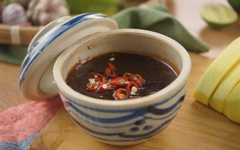 mắm ruốc huế nấu bún bò
