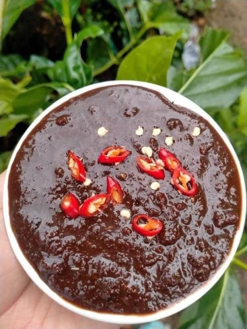 mắm ruốc huế nấu bún bò