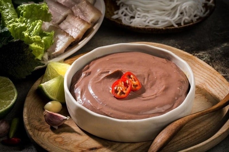 mắm ruốc huế nấu bún bò