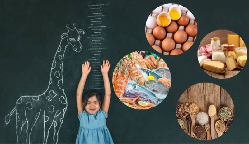 ăn gì để tăng chiều cao cho trẻ