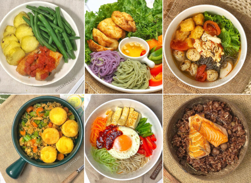 thực đơn eat clean mùa hè