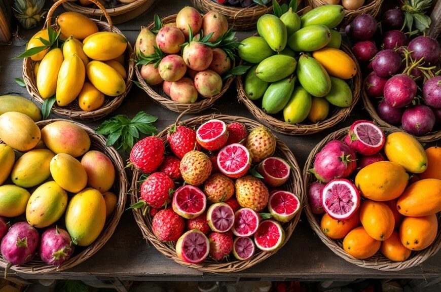 Bảng giá trái cây tháng 5/2026 TPHCM - Display các loại trái cây tropical Việt Nam tươi ngon
