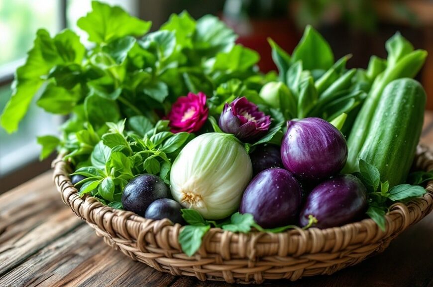 Rổ rau sạch Việt Nam tươi xanh dùng cho nhà hàng TPHCM
